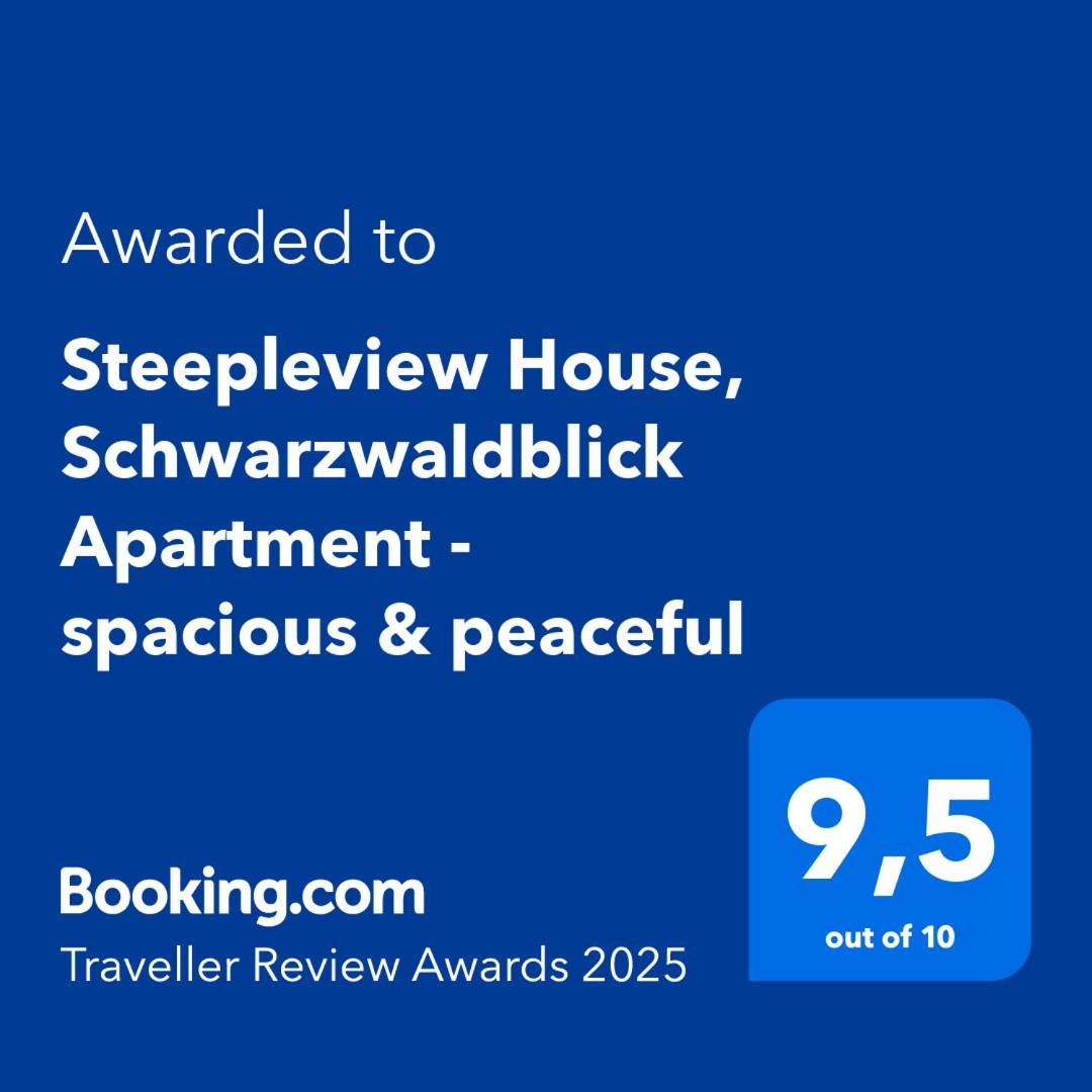 Steepleview House, Schwarzwaldblick Apartment - Spacious & Peaceful Бад-Петерсталь-Грисбах Экстерьер фото